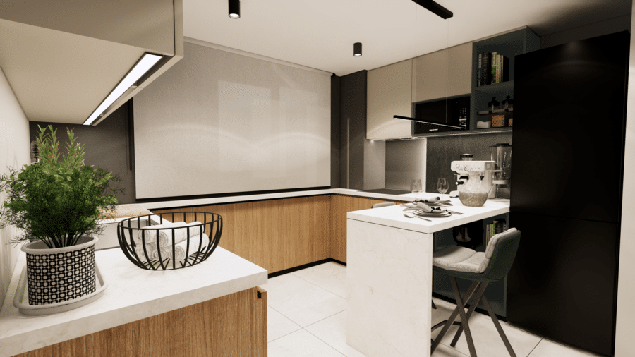 TRANQUIL WELLNESS TOWER - Luxury reflects on life - Jumeirah Village Triangle - Kitchen View 2