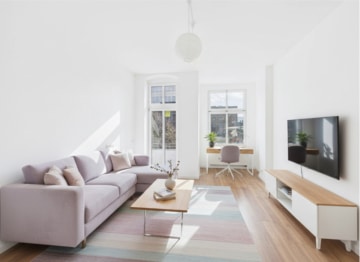 Bright 2.5-room apartment with balcony and elevator next to Volkspark Friedrichs, Berlin Friedrichshain, 1. OG