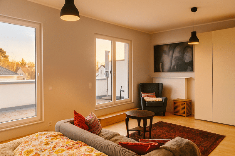 A_Schlafzimmer - Semi-detached house in Schlachtensee: stylish living surrounded by nature
