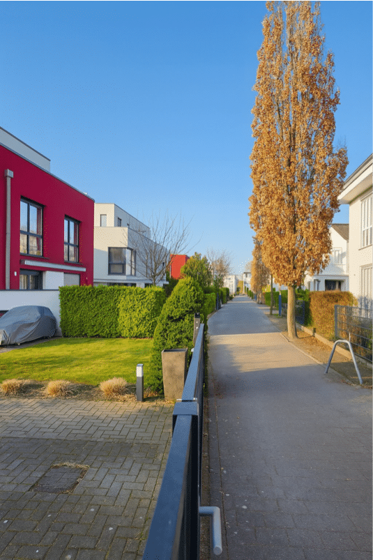 Strassenansicht - Semi-detached house in Schlachtensee: stylish living surrounded by nature