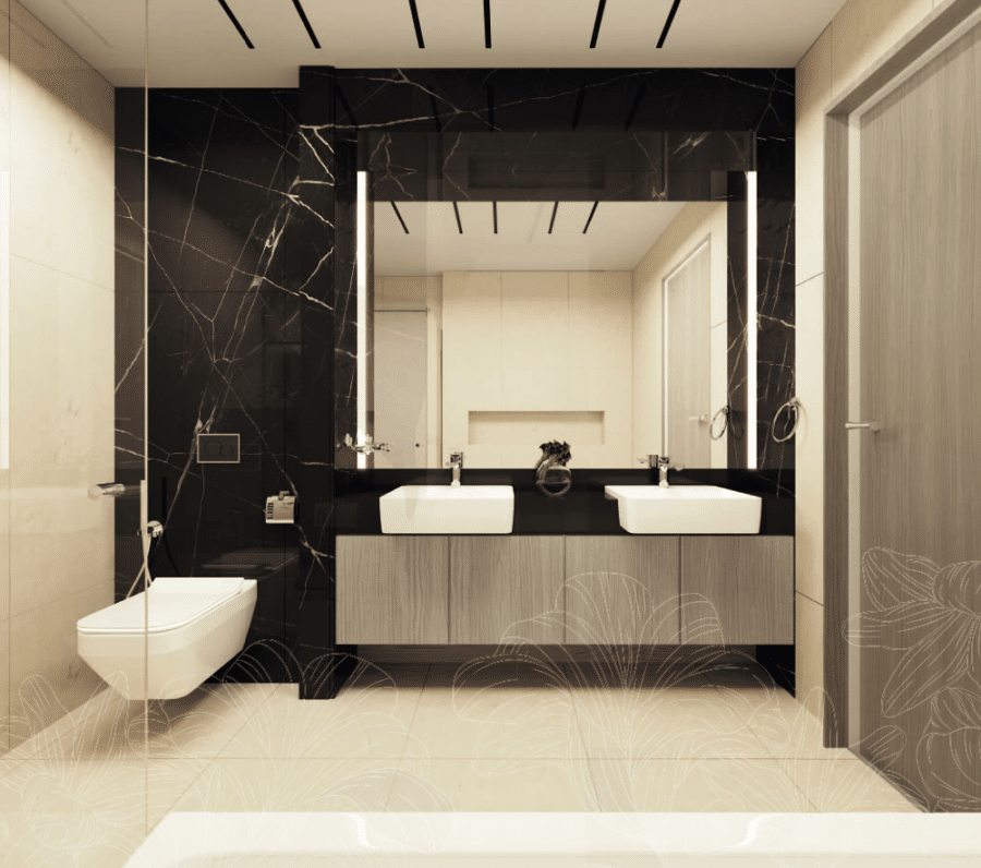 ME DO RE - JLT Dubai - Studio bis Luxus Appartment - MeDoRe_Bathroom