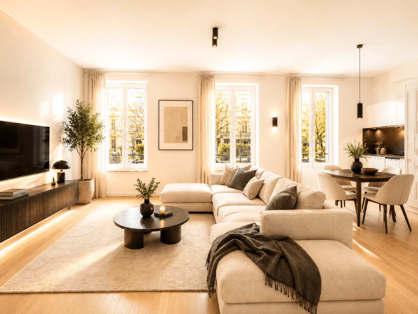 Wohnzimmer Visualisierung