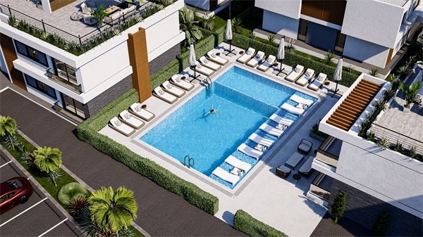 Aquamarine - Sea View and Garden in New Development - The Bogaz Mansion - 1_HAVUZ 1