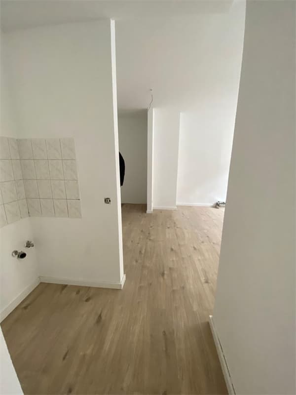 New entry after renovation - bright 1-room flat near Stadtpark Rabet - ANN7_Küche_saniert